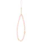 Coque Guess Hardcase 4G Triangle Logo MagSafe avec dragonne de perles  iPhone 17 Pro - Pink – Image 3