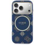 Coque Guess IML Peony Dot MagSafe pour iPhone 17 Pro - Blue – Image 3