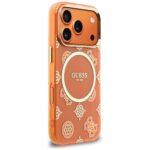 Coque Guess IML Peony Dot MagSafe pour iPhone 17 Pro - Orange – Image 2
