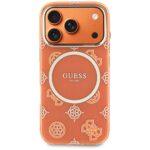 Coque Guess IML Peony Dot MagSafe pour iPhone 17 Pro - Orange – Image 3