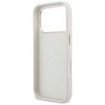 Coque Guess Hardcase Resin Logo pour iPhone 17 Pro Max - Beige – Image 3