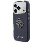 Coque Guess Hardcase Resin Logo pour iPhone 17 Pro Max - Blue – Image 6