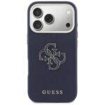 Coque Guess Hardcase Resin Logo pour iPhone 17 Pro Max - Blue – Image 3