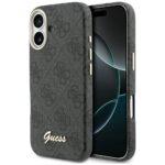 Coque Guess 4G Script MagSafe pour iPhone 17 - Black
