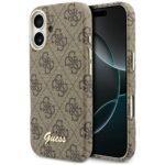 Coque Guess 4G Script MagSafe pour iPhone 17 - Brown