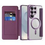 Étui portefeuille Techsuit SmartMag Book Case pour Samsung Galaxy S26 Ultra - Purple