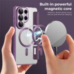Étui portefeuille Techsuit SmartMag Book Case pour Samsung Galaxy S26 Ultra - Purple – Image 5