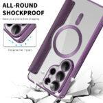Étui portefeuille Techsuit SmartMag Book Case pour Samsung Galaxy S26 Ultra - Purple – Image 3
