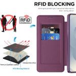 Étui portefeuille Techsuit SmartMag Book Case pour Samsung Galaxy S26 Ultra - Purple – Image 6