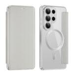 Étui portefeuille Techsuit SmartMag Book Case pour Samsung Galaxy S26 Ultra - Gray – Image 2