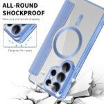 Étui portefeuille Techsuit SmartMag Book Case pour Samsung Galaxy S26 Ultra - Light Blue – Image 3