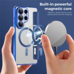 Étui portefeuille Techsuit SmartMag Book Case pour Samsung Galaxy S26 Ultra - Blue – Image 4