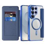 Étui portefeuille Techsuit SmartMag Book Case pour Samsung Galaxy S26 Ultra - Blue