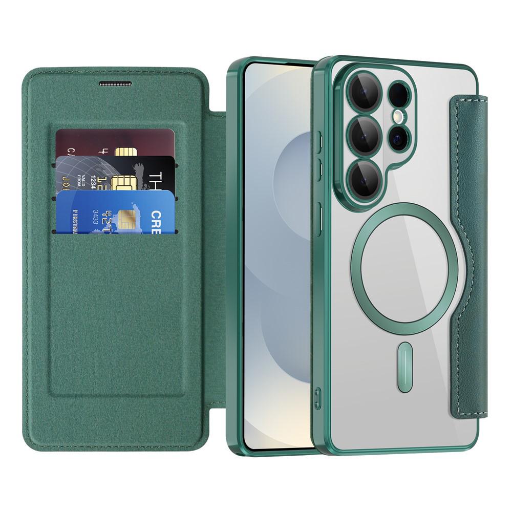 2857891 Étui portefeuille Techsuit SmartMag Book Case pour Samsung Galaxy S26 Ultra - Green – Image 1