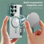 Étui portefeuille Techsuit SmartMag Book Case pour Samsung Galaxy S26 Ultra - Green – Image 4