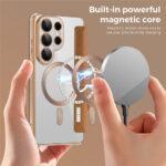 Étui portefeuille Techsuit SmartMag Book Case pour Samsung Galaxy S26 Ultra - Brown – Image 3