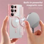 Étui portefeuille Techsuit SmartMag Book Case pour Samsung Galaxy S26 Ultra - Pink – Image 5