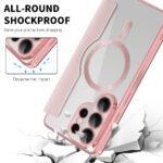 Étui portefeuille Techsuit SmartMag Book Case pour Samsung Galaxy S26 Ultra - Pink – Image 3