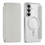 Étui portefeuille Techsuit SmartMag Book Case pour Samsung Galaxy S26 Plus - Gray – Image 2