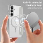 Étui portefeuille Techsuit SmartMag Book Case pour Samsung Galaxy S26 Plus - Gray – Image 5