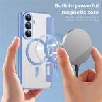 Étui portefeuille Techsuit SmartMag Book Case pour Samsung Galaxy S26 Plus - Light Blue – Image 6