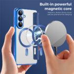 Étui portefeuille Techsuit SmartMag Book Case pour Samsung Galaxy S26 Plus - Blue – Image 6