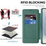 Étui portefeuille Techsuit SmartMag Book Case pour Samsung Galaxy S26 Plus - Green – Image 5
