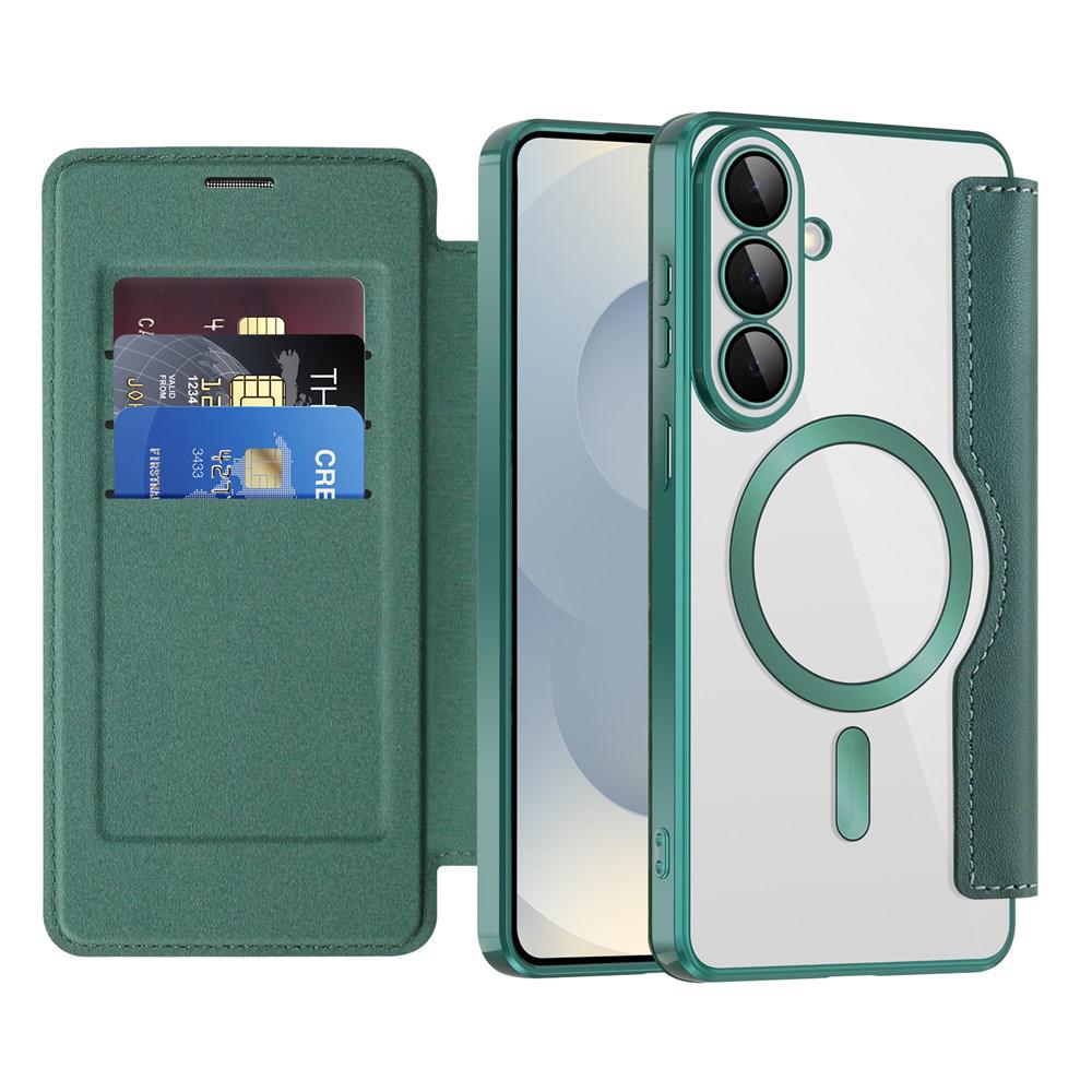 2858419 Étui portefeuille Techsuit SmartMag Book Case pour Samsung Galaxy S26 Plus - Green – Image 1