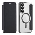 Étui portefeuille Techsuit SmartMag Book Case pour Samsung Galaxy S26 Plus - Black – Image 2