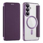 Étui portefeuille Techsuit SmartMag Book Case pour Samsung Galaxy S26 - Purple – Image 2