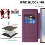 Étui portefeuille Techsuit SmartMag Book Case pour Samsung Galaxy S26 - Purple – Image 3