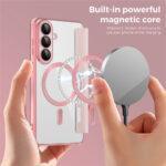 Étui portefeuille Techsuit SmartMag Book Case pour Samsung Galaxy S26 - Pink – Image 5