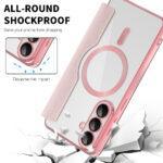 Étui portefeuille Techsuit SmartMag Book Case pour Samsung Galaxy S26 - Pink – Image 6