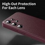 Étui portefeuille Techsuit SmartView Series pour Samsung Galaxy S26 Ultra - Red – Image 5