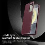 Étui portefeuille Techsuit SmartView Series pour Samsung Galaxy S26 Ultra - Red – Image 2