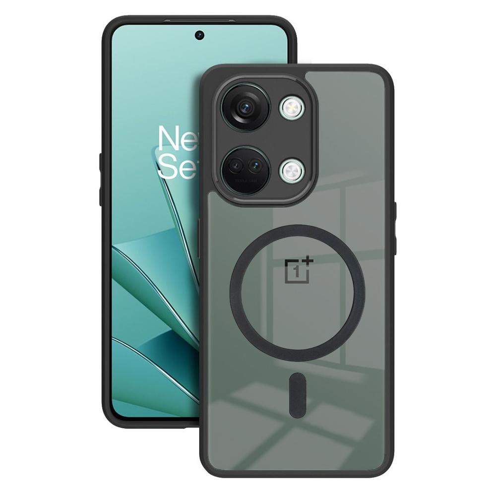 2865199 Coque Techsuit PureFrost MagSafe pour OnePlus Nord 3 - Frosted Black – Image 1