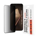 Protection d'écran Techsuit 111D Privacy Full Glue pour Xiaomi 15T Pro - Black