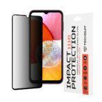 Protection d'écran Techsuit 111D Privacy Full Glue pour Samsung Galaxy A14 4G / A14 5G - Black