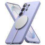 Coque Ringke Silicone Magnetic MagSafe pour Samsung Galaxy S26 Ultra - Lavender – Image 5