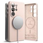Coque Ringke Silicone Magnetic MagSafe pour Samsung Galaxy S26 Ultra - Pink Sand – Image 4