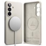 Coque Ringke Silicone Magnetic MagSafe pour Samsung Galaxy S26 Plus - Stone