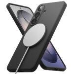 Coque Ringke Silicone Magnetic MagSafe pour Samsung Galaxy S26 Plus - Black – Image 5