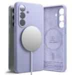 Coque Ringke Silicone Magnetic MagSafe pour Samsung Galaxy S26 - Lavender – Image 4