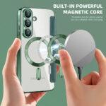 Étui portefeuille Techsuit SmartMag Book Case pour Samsung Galaxy A57 - Green – Image 6