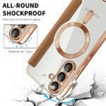 Étui portefeuille Techsuit SmartMag Book Case pour Samsung Galaxy A57 - Brown – Image 3