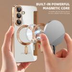 Étui portefeuille Techsuit SmartMag Book Case pour Samsung Galaxy A57 - Brown – Image 6