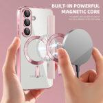 Étui portefeuille Techsuit SmartMag Book Case pour Samsung Galaxy A37 - Pink – Image 6