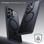 Coque MagSafe ESR Classic Hybrid HaloLock pour Samsung Galaxy S26 Ultra - Frosted Black – Image 2