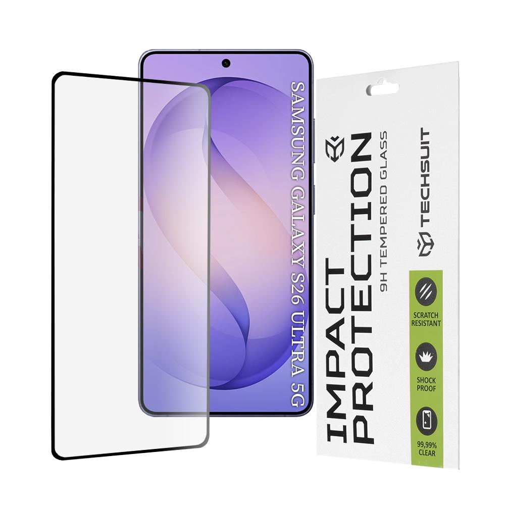 2875279 Protection d'écran Techsuit 111D Full Cover / Full Glue Glass pour Samsung Galaxy S26 Ultra - Black – Image 1