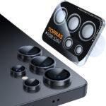 Protection d'objectif Torras Lensguard Camera Protector pour Samsung Galaxy S26 Ultra - Black